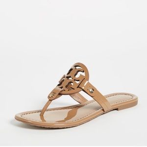 Tory Burch Patent Leather Miller Sandals